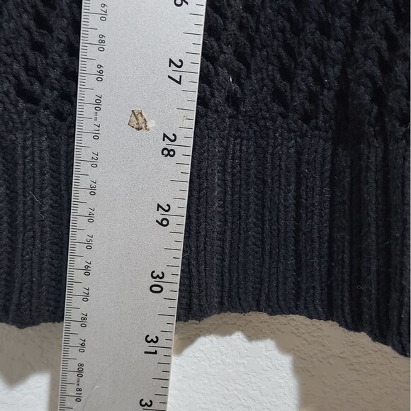 Lane bryant black knit short sleeved sweater size 22 to 28 - Picture 8 of 8